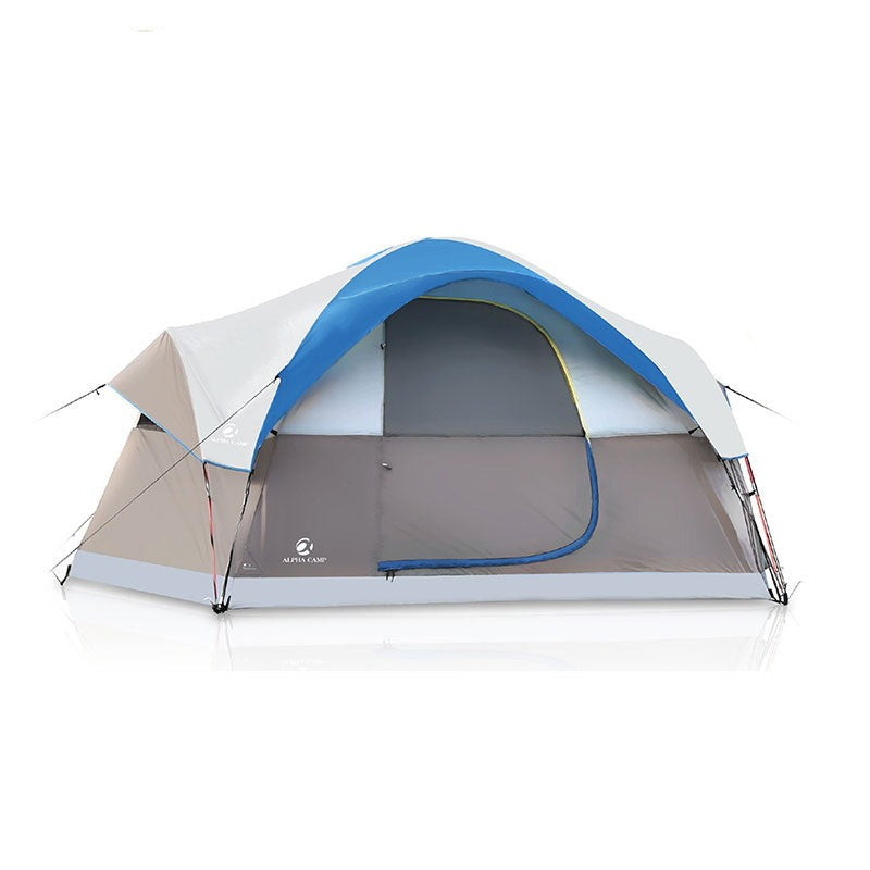 ALPHA CAMP 6 Person Dome Family Camping Tent 14' x 10' – maisonartsus